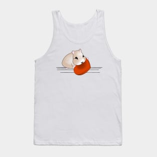 Determined hamster eating a carrot Tank Top